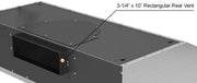 3-1/4" x 10" Rectangular Rear Vent