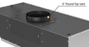 6-inch round top vent 