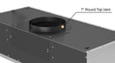 7-inch round top vent 