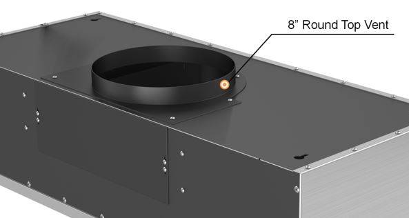 8-inch round top vent 