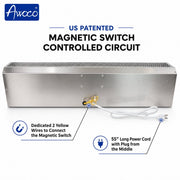 US patented magnetic switch controlled circuit