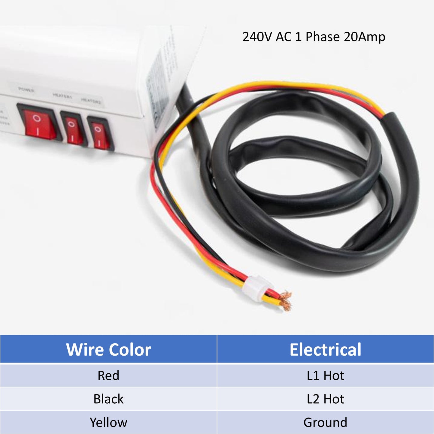 240V AC 1 Phase 20Amp