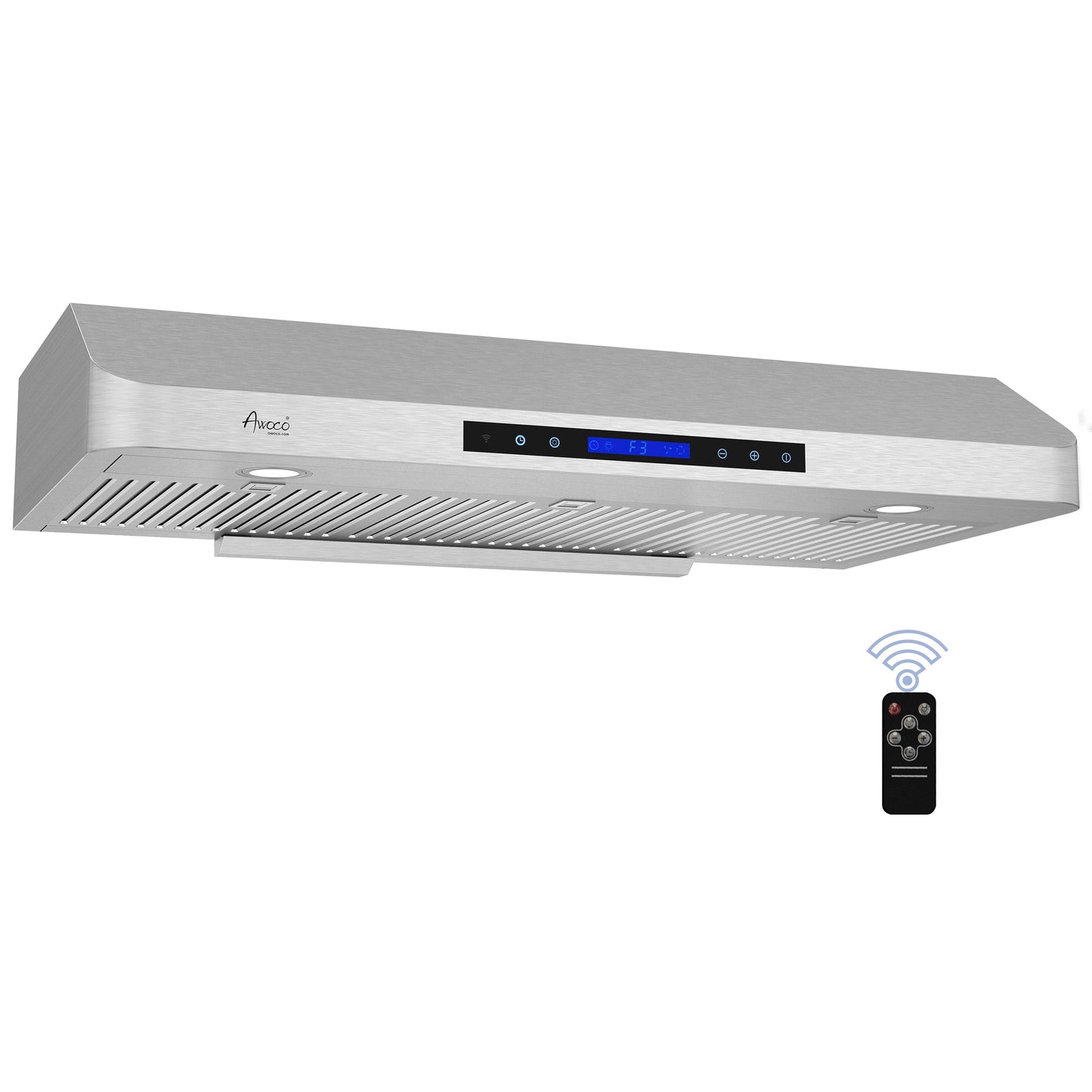 [Refurbished-A] Awoco RH-C06-A 42" Under Cabinet Range Hood - 6" High Round Top Vent, 900 CFM