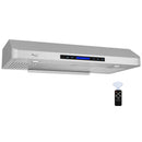 [Refurbished-A] Awoco RH-C06-A 42" Under Cabinet Range Hood - 6" High Round Top Vent, 900 CFM