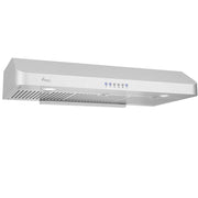 [Refurbished-B] 36" Under Cabinet Range Hood with 6" Round Top Vent