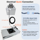 RH-IT08-V Ceiling Mount Range Hood - Split Insert - Voice & Gesture