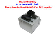 [Refurbished-A] Awoco RH-SP06-36 36" Quiet Split Range Hood - 6inch High Top Vent - 800CFM