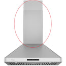 Awoco Adjustable Stainless Steel Chimney for RH-WT-C Wall Mount Range Hood (Chimney Only)