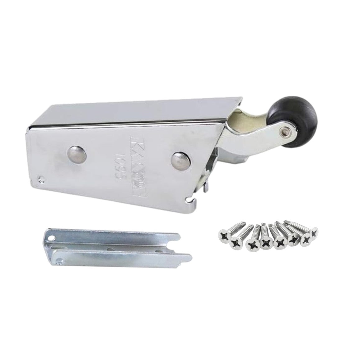 Kason 1095 Spring Action Door Closer, Adjustable Wide Hook, for Heavy Walk-In Coolers/Freezers