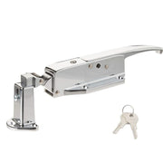 Kason 0058 Cylinder Locking Light Spring Latch, Roller Strike, Key for Walk-In Cooler/Freezer