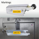 Kason 1095 Spring Action Door Closer, Adjustable Wide Hook, for Heavy Walk-In Coolers/Freezers