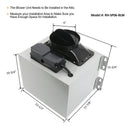 Awoco RH-WT-V Wall Mount Range Hood - 800CFM - Voice & Gesture -  Adjustable Chimney, With 6” Blower Unit