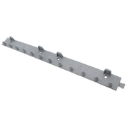 Aleco MaxBullet HTP Mounting Kit, 24" Length – Strip Door Hardware, Wall/Ceiling Mount Compatible, Cross-Linked Polymer, Fast Installation, NSF/USDA Compliant