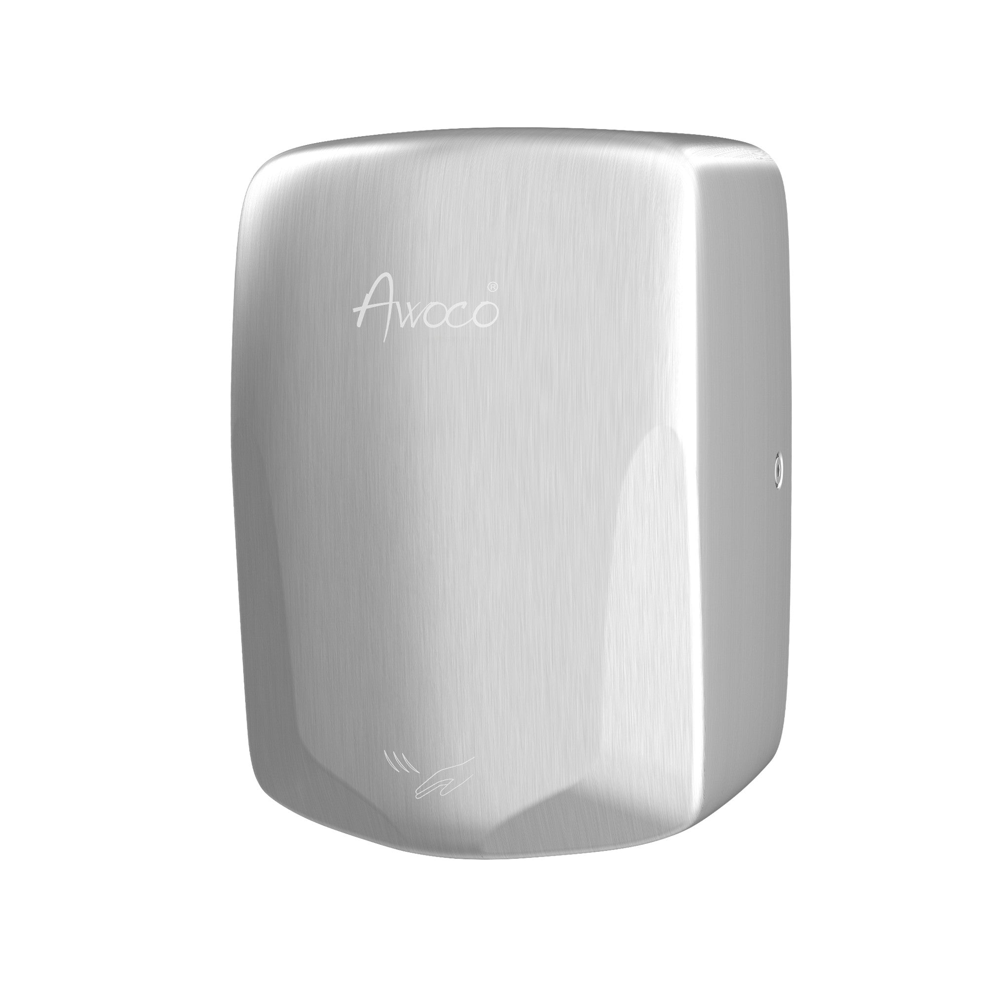 Awoco Compact 1350W 120V Stainless Steel Automatic High Speed Hand Dryer, UL Certified