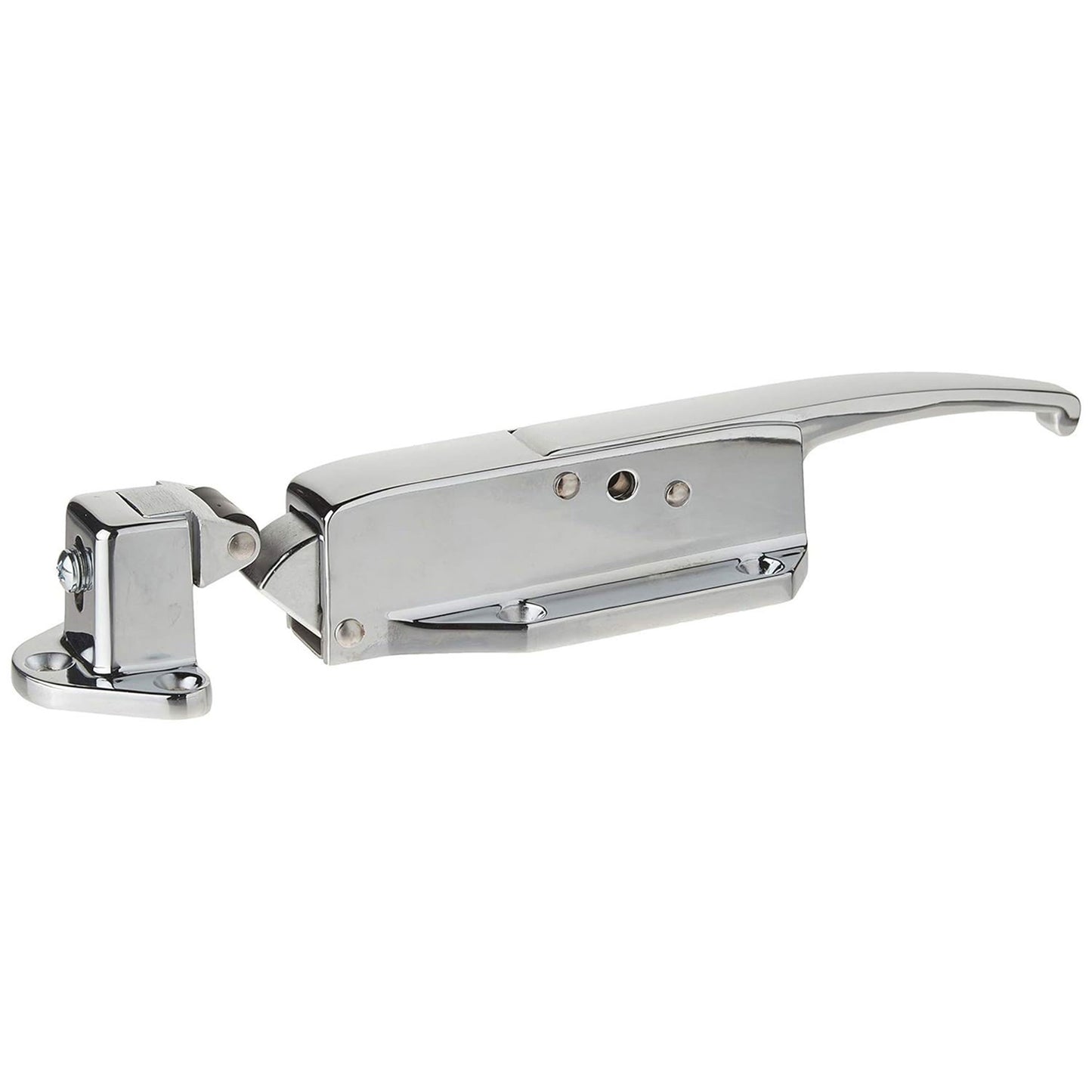 Kason 0058 Chrome Finish Latch with Roller Strike for Walk-In Cooler/ Freezer