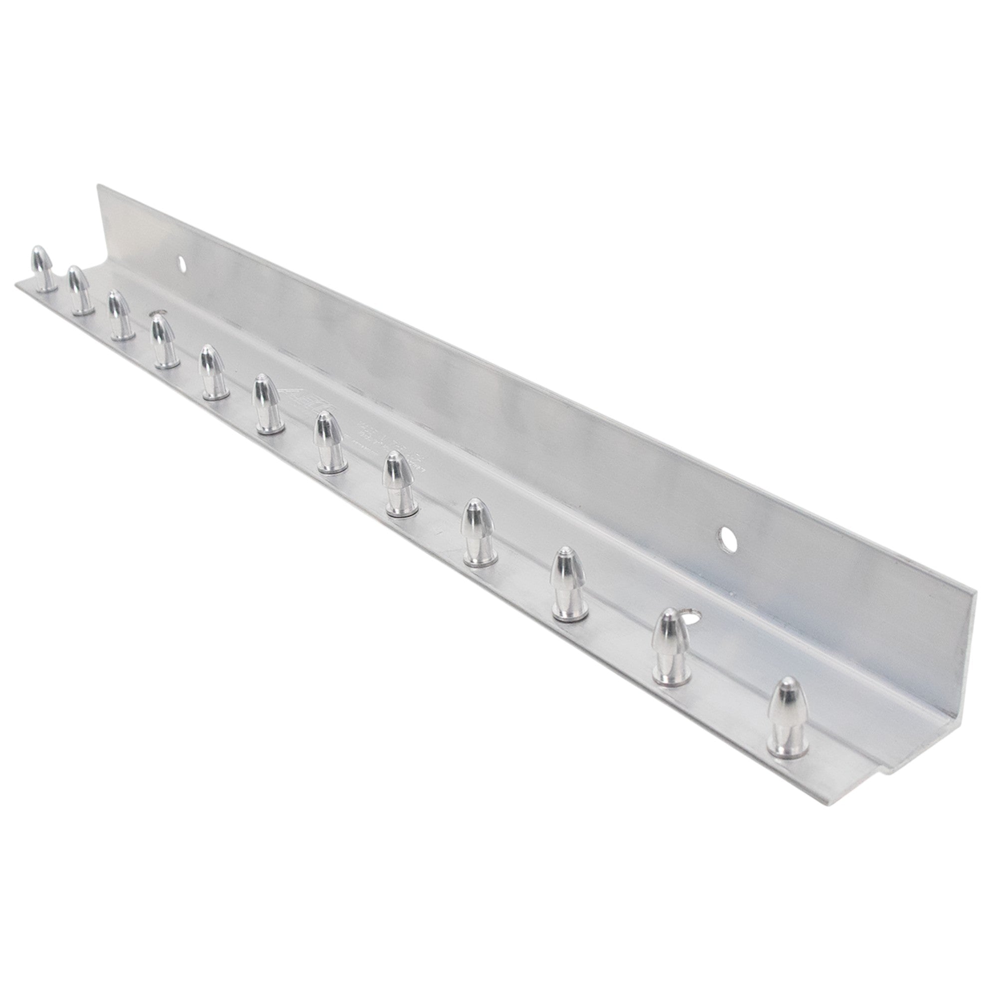 Aleco Aluminum Strip Door MaxBullet Mounting Hardware – Boltless Snap-On Hardware, Wall or Ceiling Mount, Rust-Resistant, Fast Install, Universal Fit for Vinyl Strips, NSF/USDA Compliant