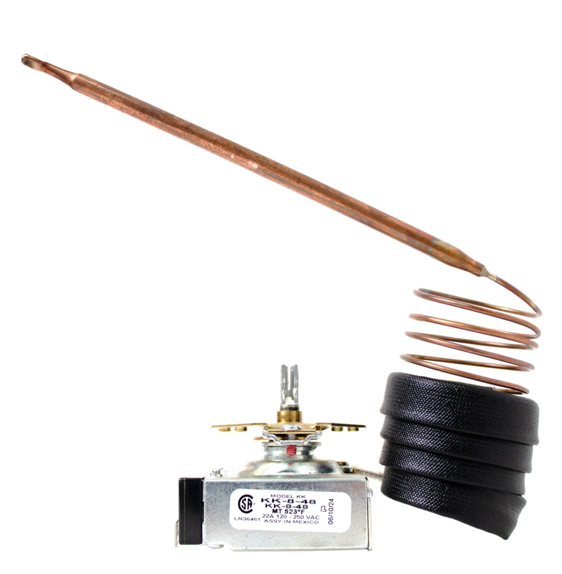 Robertshaw KK-8-48 LR36461 PB010035 Gas Range Stove Oven Thermostat 22A 120-250 VAC Max Temperature 523 °F for Awoco, Viking and Others, CSA approved