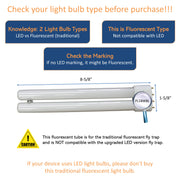 PL 18W BL Fluorescent UV Light Bulb for Wall Mount Sticky Fly Trap Lamp FT-1C18 and FT-1M18