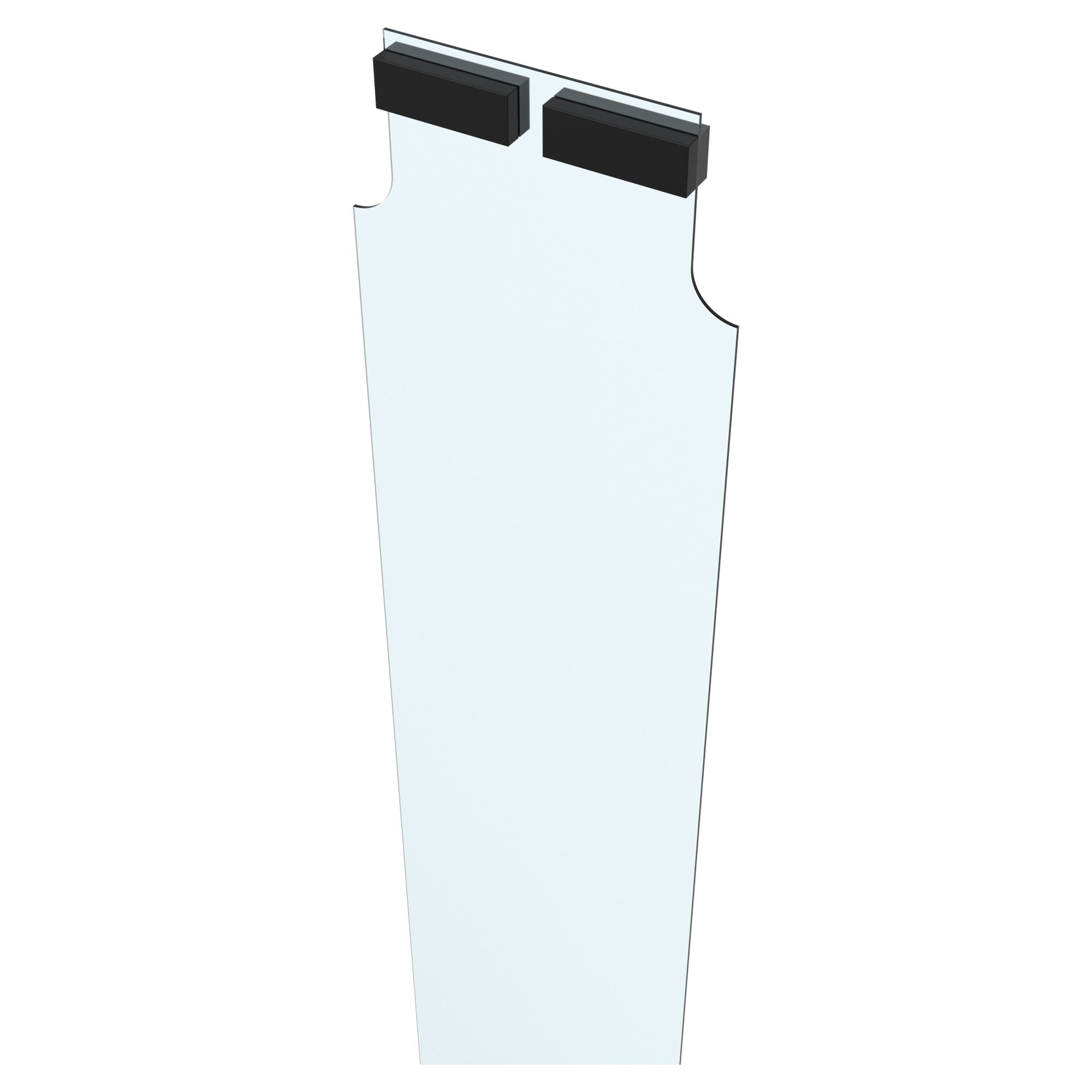 5-7/8” W x 84-1/4” H Replacement Slide-in Vinyl Strip for Strip Climate Control Curtain, NSF Approved