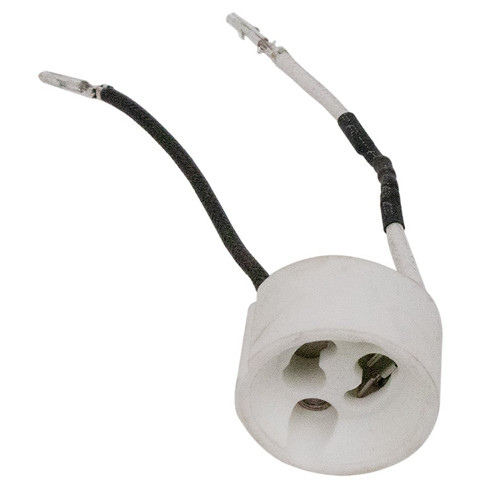 Awoco GU10 Base Socket, Maximum 250V 250W, Ceramic Lamp Holder and Fabric Wire Connector