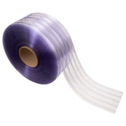 Aleco Clear-Flex II PVC Strip Roll, Ribbed Scratch-Resistant Door Curtain for Warehouse, Cold Storage,Oversized Opening, Energy-Saving, Made in USA