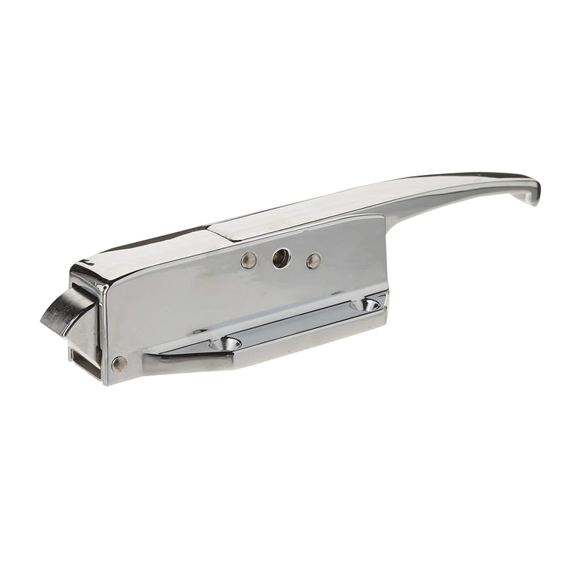 Kason 0058 Chrome Finish Latch with Roller Strike for Walk-In Cooler/ Freezer