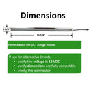 Awoco LED Light Bar DH-1431 5W 12VDC for RH-UC7 Range Hoods and Others