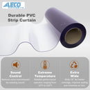 Aleco Clear-Flex II Vinyl Strip Curtain Bulk Roll – 24″ W × 0.12″ Thick × 30′ L | Heavy-Duty Smooth Clear PVC for Warehouse, Cold Storage – Low-Odor, Energy-Saving, USDA NSF Compliant, Made in USA