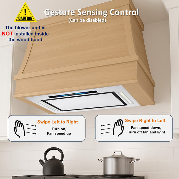 Ceiling Mount Range Hood | Split Insert - 6