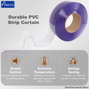 Vinyl Strip Roll 4in x 150ft - 0.06in Low-Temp Smooth Clear - Aleco