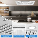 RH-IT08-R Ceiling Mount Range Hood Baffle Filters - Split Insert - 1000 CFM & 8" Vent