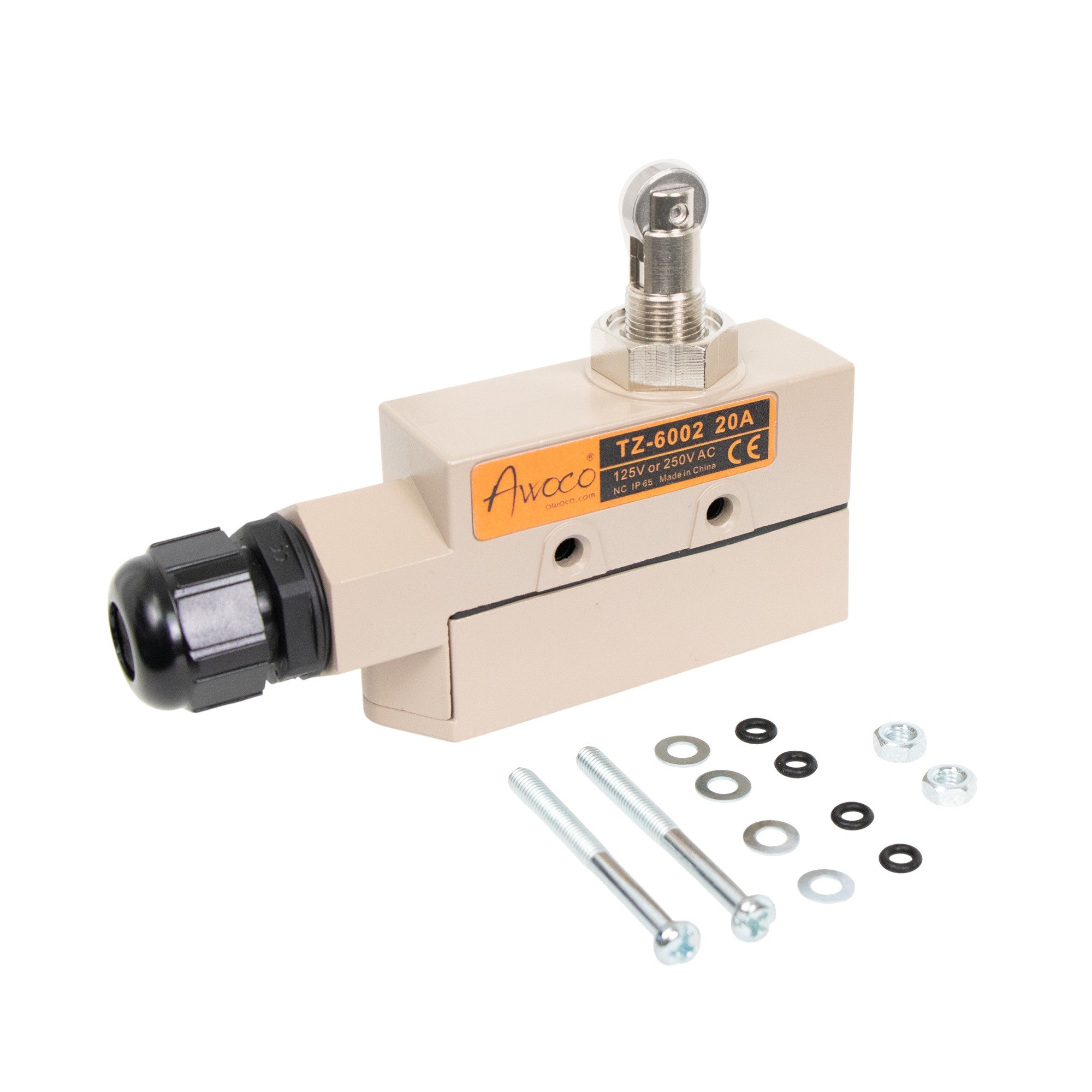 Awoco TZ-6002 Heavy Duty Commercial Door Micro Switch with Parallel Ro