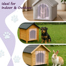 Awoco Pet Door Flap 12in x 5ft, 0.216" (5.5mm) Thick Clear PVC Vinyl Strip for Pet Doors, Weatherproof, Less Odor, Scratch-Resistant, Easy Cut and Install, Made in USA, Fits Doghouse & Cat Doors