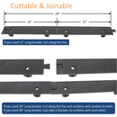 Aleco MaxBullet HTP Mounting Kit, 24" Length – Strip Door Hardware, Wall/Ceiling Mount Compatible, Cross-Linked Polymer, Fast Installation, NSF/USDA Compliant