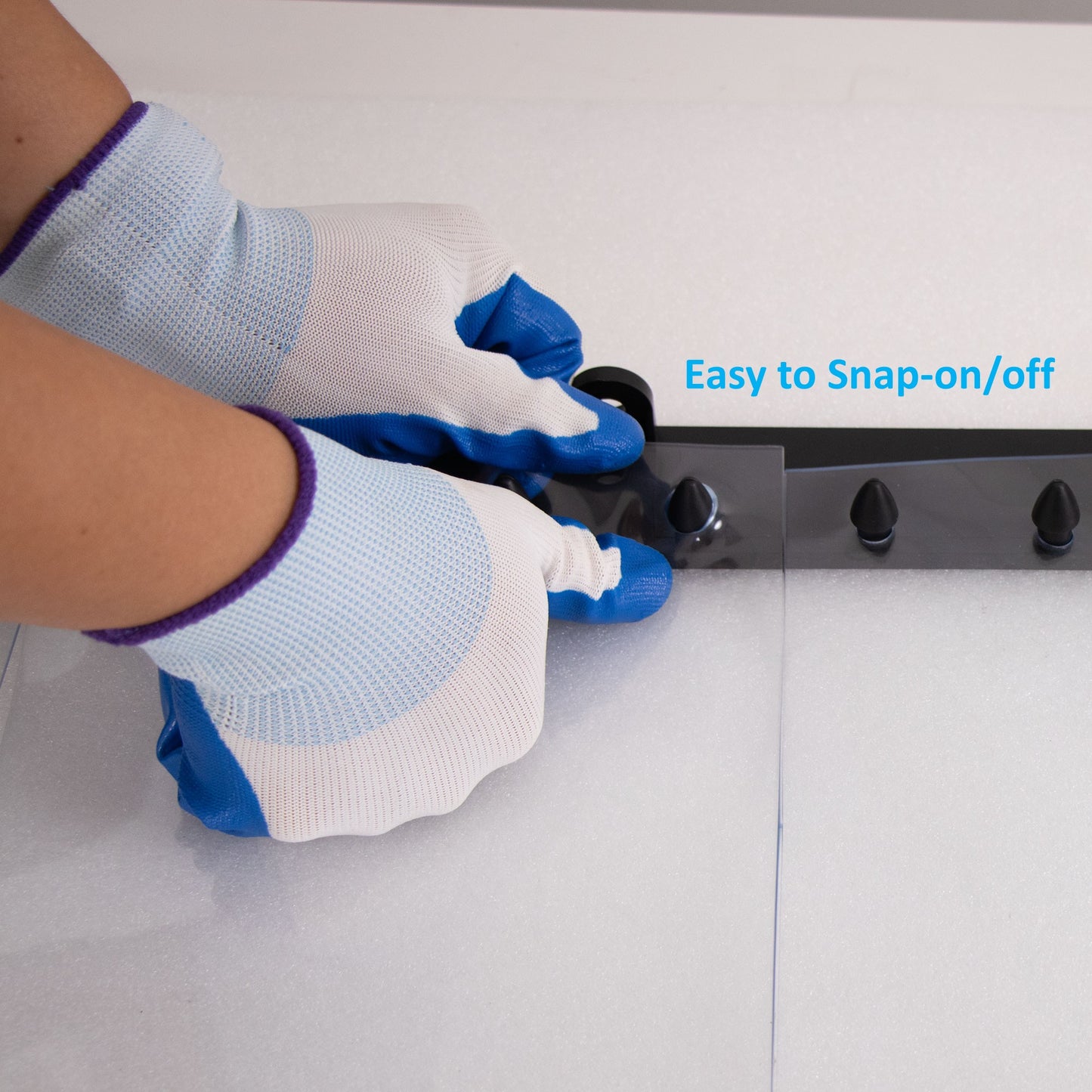 Awoco Pet Door Low-Temp -40°F Flap Set 24" x 30", 0.08" Thick, Clear PVC Strip with HTP Mounting Kit for Pet Doors, Weatherproof, Less Odor, Made in USA, Fits Doghouse & Cat Doors