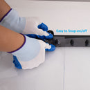 Awoco Pet Door Low-Temp -40°F Flap Set 24" x 30", 0.08" Thick, Clear PVC Strip with HTP Mounting Kit for Pet Doors, Weatherproof, Less Odor, Made in USA, Fits Doghouse & Cat Doors