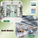 Aleco Clear-Flex II PVC Bulk Roll, Anti-Static Vinyl Strip Curtain Material, Flame Resistant, Smooth Clear Surface for Clean Rooms and Assembly Areas