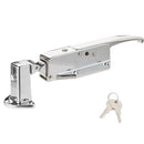 Kason 0058 Cylinder Locking Light Spring Latch, Roller Strike, Key for Walk-In Cooler/Freezer