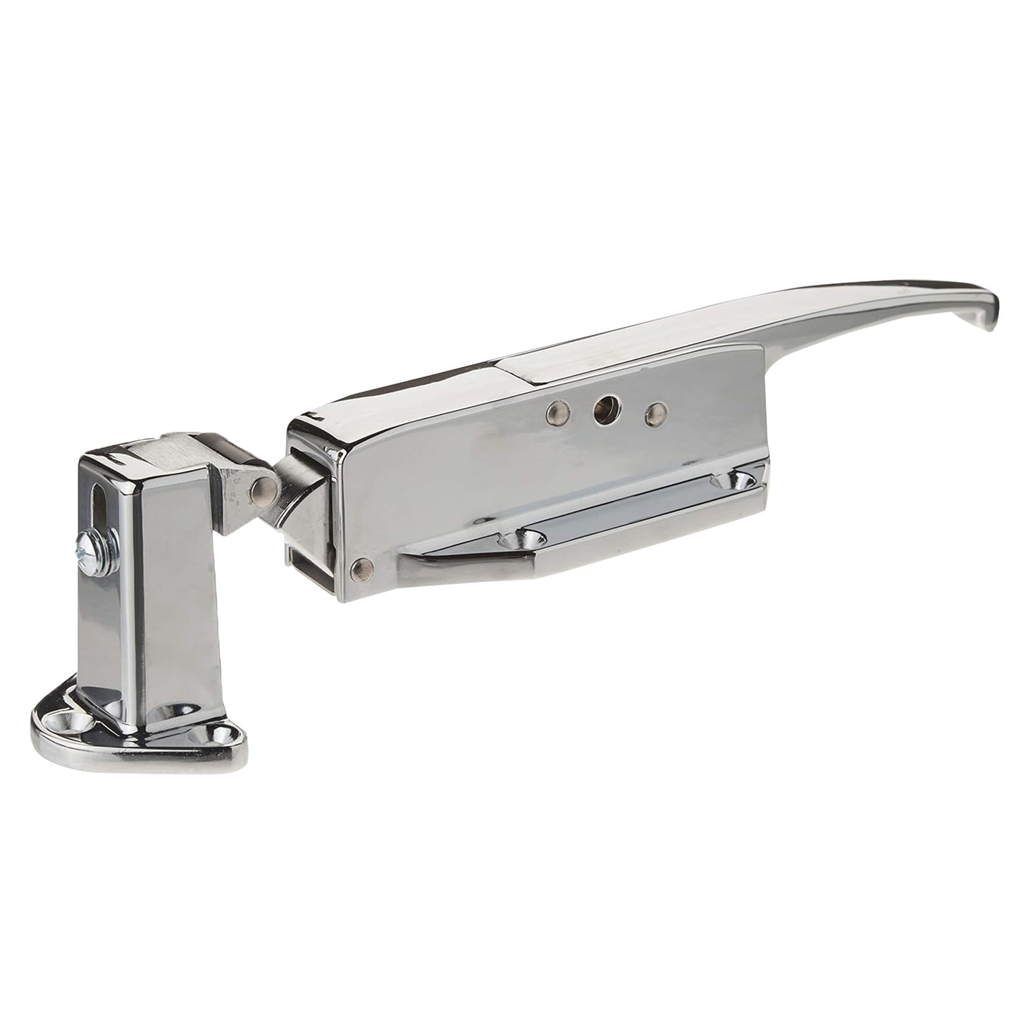 Kason 0058 Chrome Finish Latch with Roller Strike for Walk-In Cooler/ Freezer