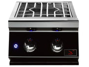 Whistler 16" Black Series Power Burner with 60,000 BTU Dual-Ring Design