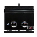 Bonfire Prime 16" Double Side Burner, Black Series, 24,000 BTU, 2 Cast Brass Burners