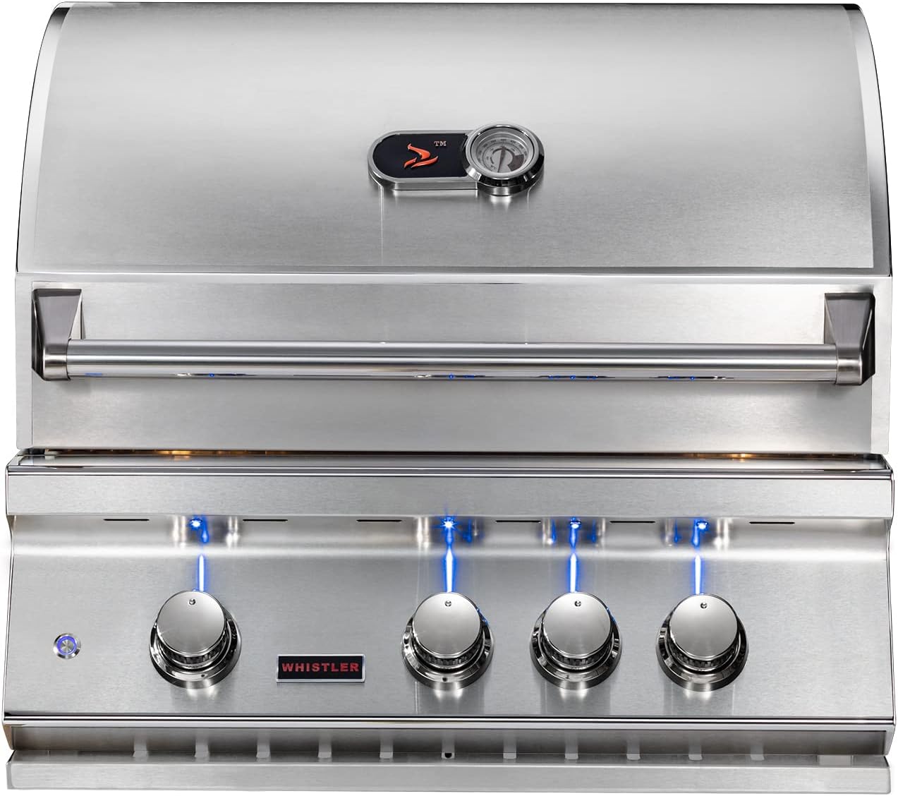 Whistler 28" 3-Burner Built-In Gas Grill With Infrared Rear Burner