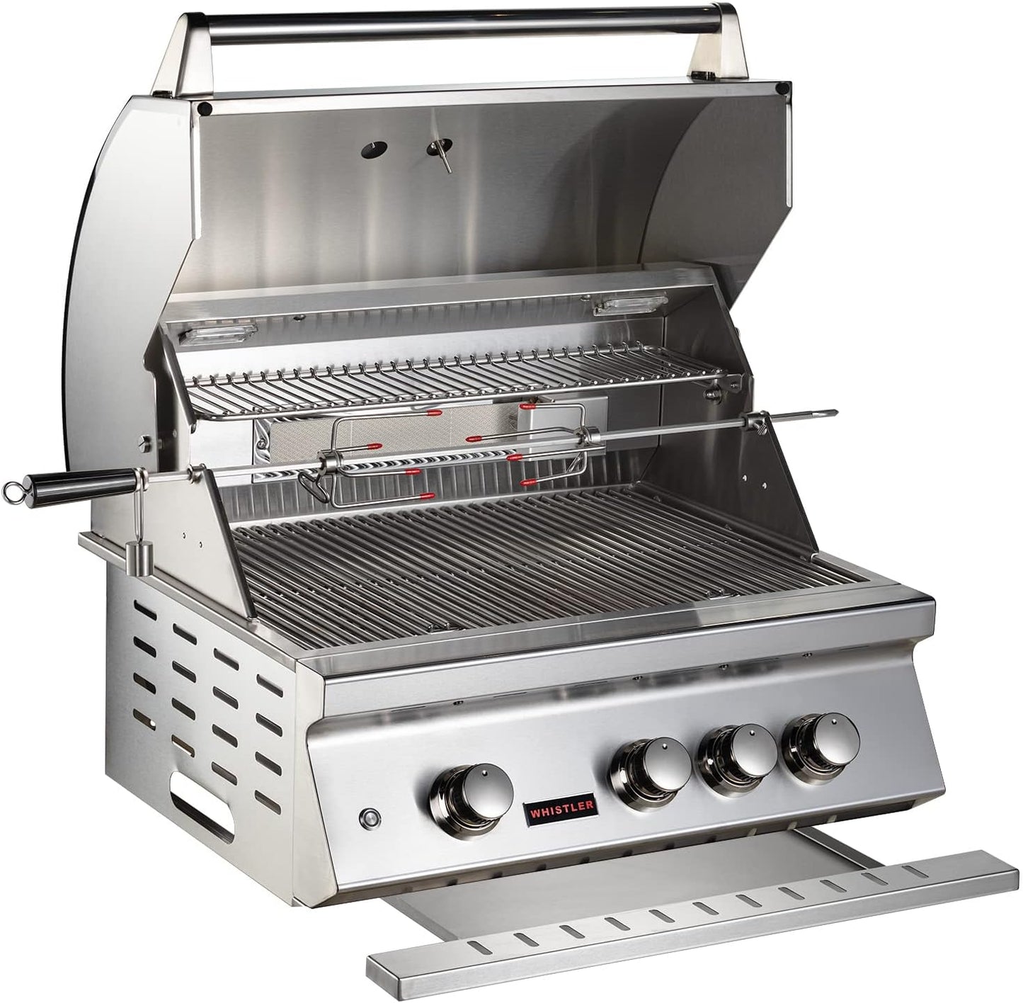 Whistler 28" 3-Burner Built-In Gas Grill With Infrared Rear Burner