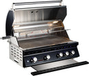 Whistler 34" 4-Burner Black Series Built-In Gas Grill with Rotisserie Kit