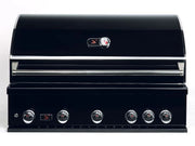 Whistler 42" 5-Burner Black Series Built-In Gas Grill with Heat Dividers