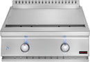 Whistler Built-In 28" 2 Burner Griddle With Heavy Duty 304 SS Cooking Plate