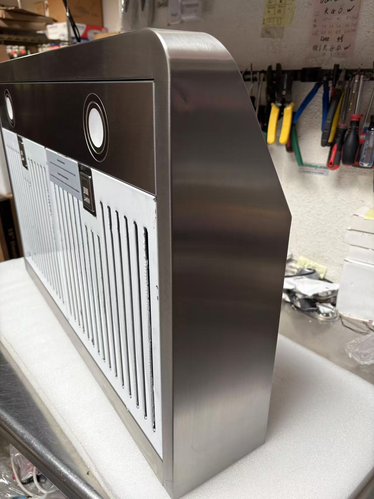 [Refurbished-A] Awoco RH-SP06-30 30" Quiet Split Range Hood - 6inch Top Vent - 800CFM