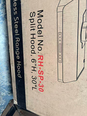 [Refurbished] RH26-S03 Awoco RH-SP06-36 Quiet Split Range Hood - 6inch Top Vent - 800CFM