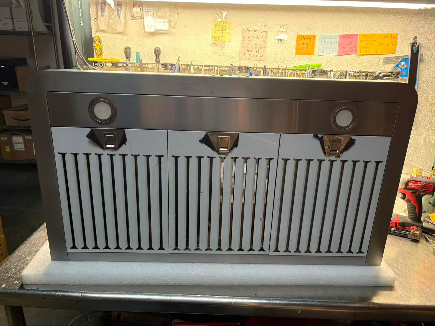 [Refurbished-A] Awoco 36" Split Quiet Range Hood RH-SP06-36 - 6 inch Top Vent - 800CFM