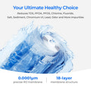 Waterdrop X14 Black Tankless Reverse Osmosis System | 1400 GPD | 11-Stage Filtration | UV Sterilization | Alkaline Mineral Technology | Smart Faucet | NSF/ANSI 42, 58 & 372 Certified
